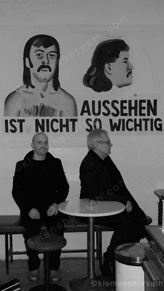 me and Dieter Giesing im Future Garden, Wien