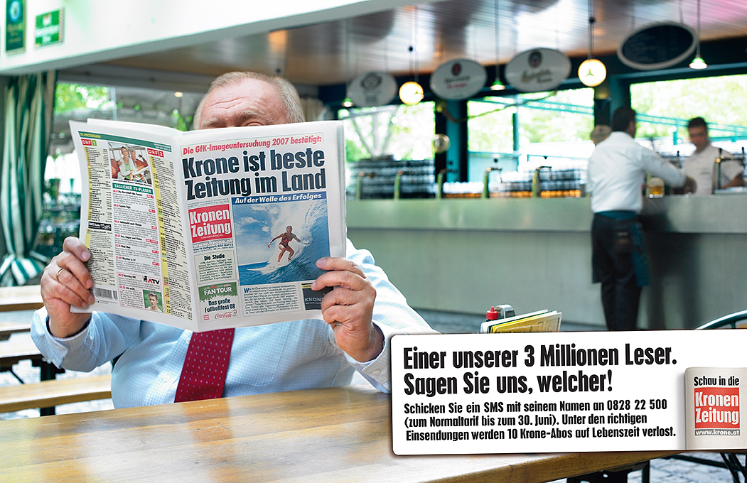 Kronen Zeitung, campaign
