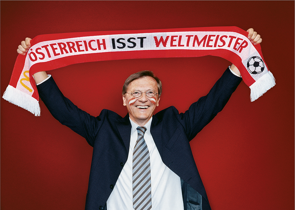 Wolfgang Schüssel for Mc Donalds, campaign
