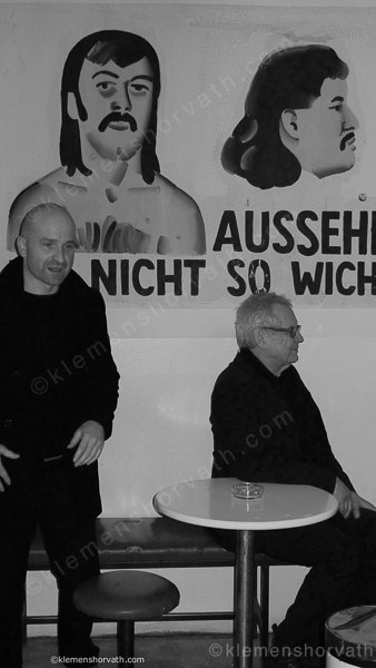 me and Dieter Giesing at Future Garden, Vienna
