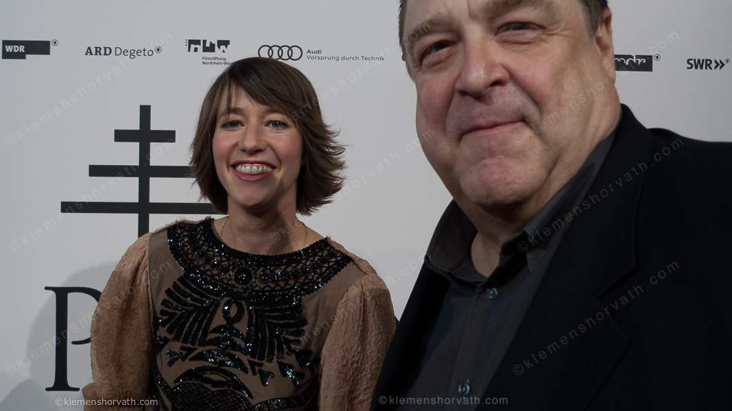 John Goodman, Johanna Wokalek, at film premier